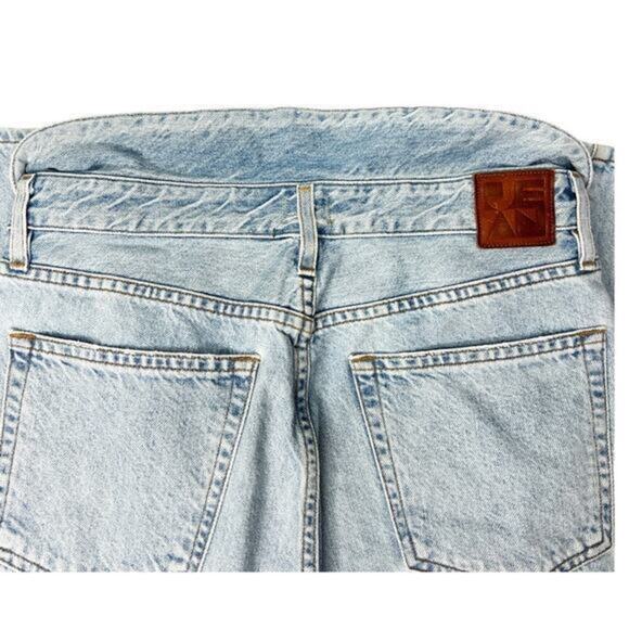 JEAN ATELIER Flip in‎ the Sky High Rise Straight Leg Jeans Size 28 Vintage Wash - Picture 9 of 16